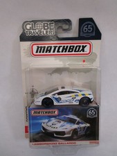NIB 2017 LAMBORGHINI GALLARDO POLICE CAR GLOBE TRAVELERS MATCHBOX 65TH 1/64