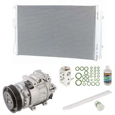 For Hyundai Santa Fe Sport 2.4L OEM AC Compressor w/ A/C Condenser & Drier
