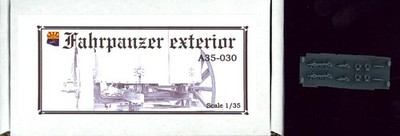 Copper State Models 1/35 FAHRPANZER EXTERIOR DETAIL SET Resin Set