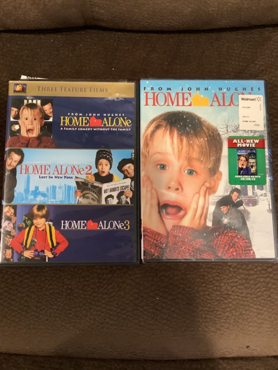 Home Alone DVD Movie Video Lot 1 2 3 Collection Classic Series +
