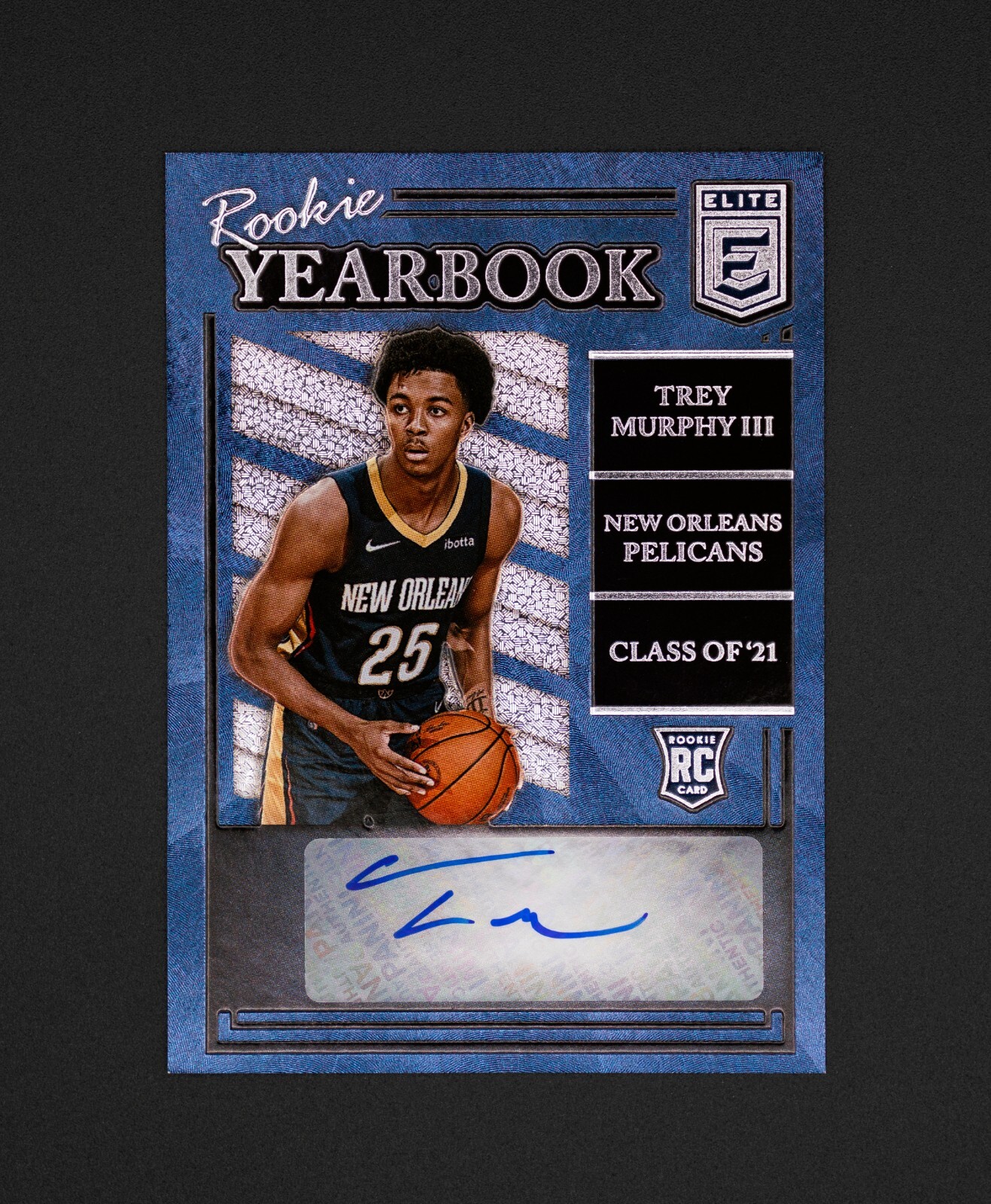 Trey Murphy III Rookie / Yearbook Donruss Elite Auto - Pelicans 2021-22