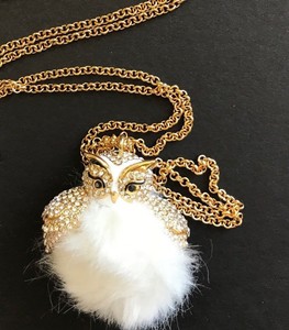 Kate Spade Star Bright Owl Necklace NWT 