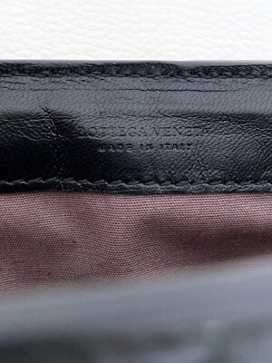 BOTTEGA VENETA Black Woven Intrecciato Leather iPad Tablet Case