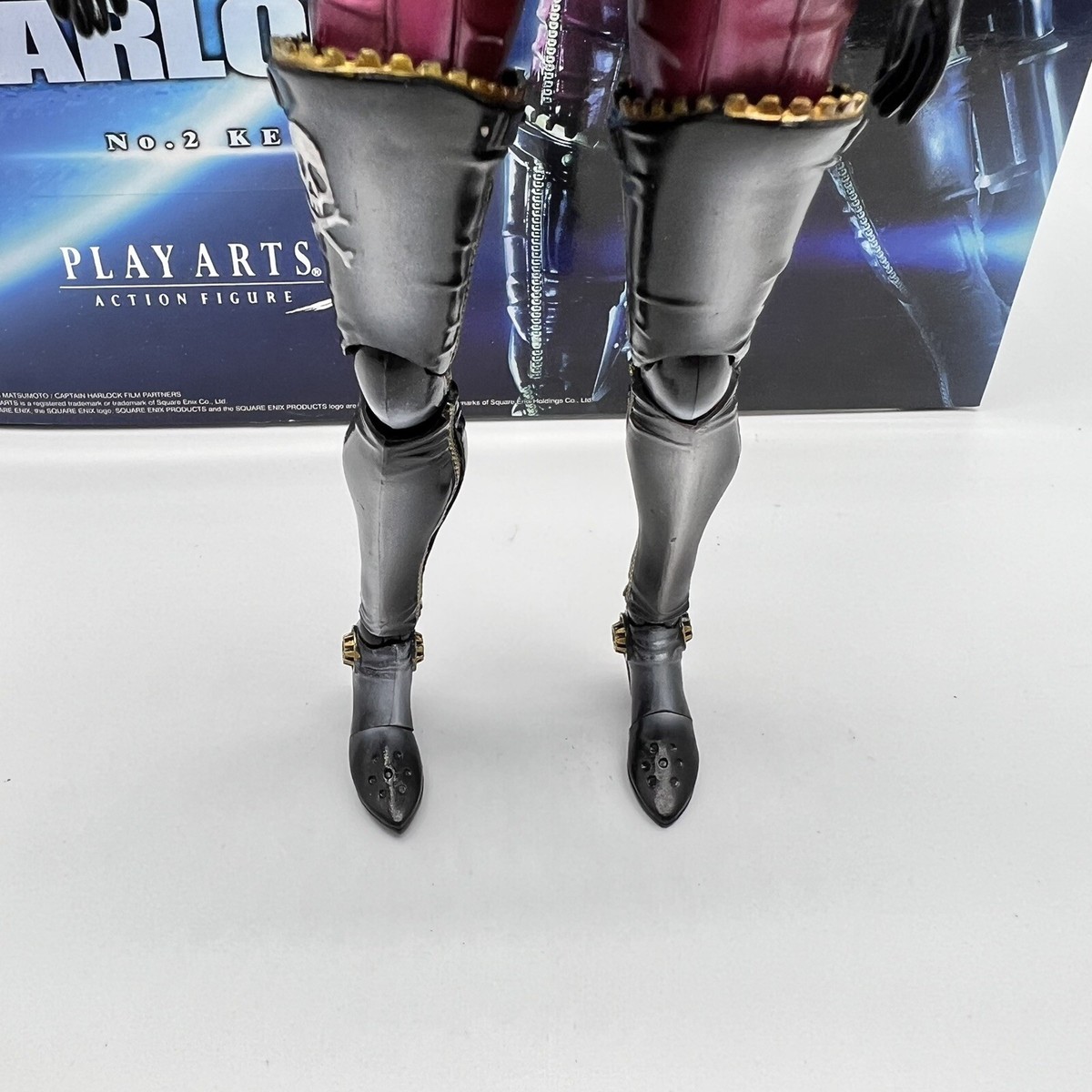 Captain Harlock Space Pilot Action Figure 11in Play Arts Kai Kei