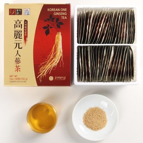 Korean No.1 Ginseng Tea 3g x 50bags Ginseng Extract Ginseng Root Tea KOREA MADE - 第 1/8 張圖片