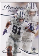2023 Panini Prestige Rookies #337 Felix Anudike-Uzomah RC Kansas City Chiefs