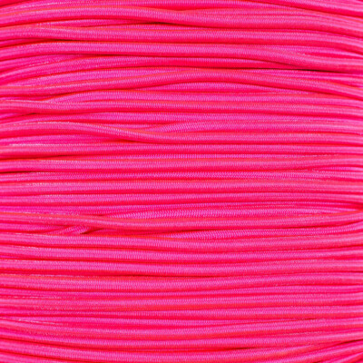 1/8'' Shock Cord Bungee Stretch Nylon Jack w/ Rubber Core Bungie Elastic Line