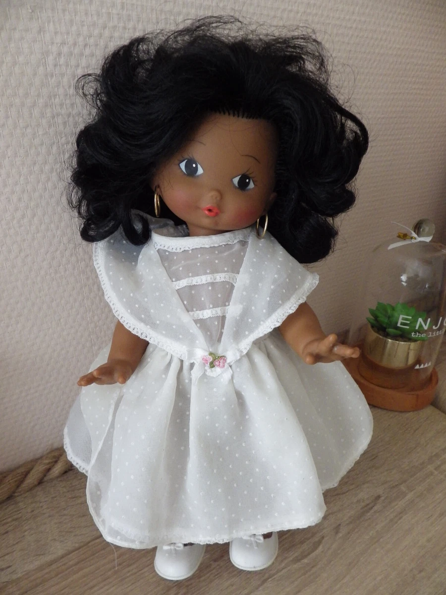 Robe Vintage Fille En Courtelle Blanche – Linges Anciens – Marque Luc De Bèvebe