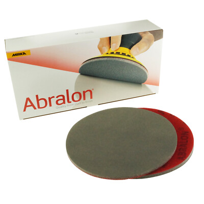 Abralon Schleifscheibe Mirka Schleifpads P180 - P4000 Klett 150mm Excenter
