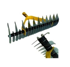 RASTRELLO DOPPIO ARIEGGIATORE AERATORE ARIEGGIA PRATO GIARDINO 21 DENTI