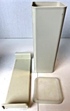 Tupperware Cheese Velveeta Butter Cracker Keeper w Tray & Lid Vintage