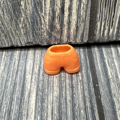 Polly Pocket Orange Shorts Rubber Stretchy Replacement Part Piece