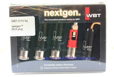 WBT 0110AG silver RCA connectors *4pcs 2pairs | eBay