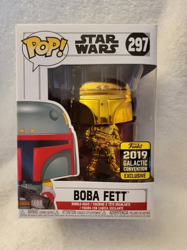 Boba Fett Star Wars Funko POP! 2019 Galactic Convention Exclusive #297