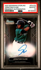 Jonatan Clase 2022 Bowman Sterling Prospect Auto, Toronto PSA 10 Card Grade