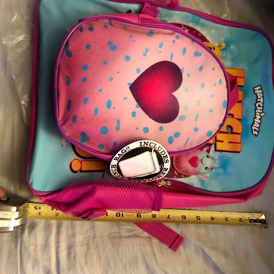 Hatchimals backpack with top detachable lunch bag
