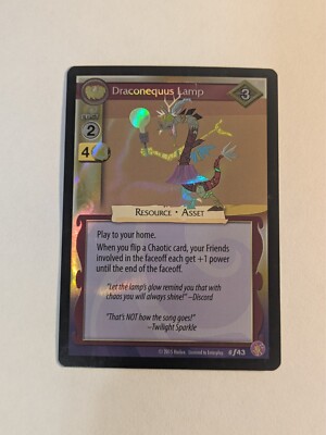 Draconequus Lamp MTG Absolute Discord Fixed Foil LP x1 - MLP Card | eBay