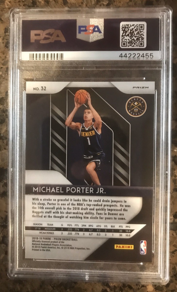 2018-19 Panini Prizm Michael Porter Jr. Silver Refractor 2018-19 Panini Prizm Michael Porter Jr. Silver Refractor