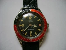 VINTAGE AUTOMATIC ELGIN DIVER STYLE ,CUSTOM ROTATE BEZEL ,  RUN  GREAT