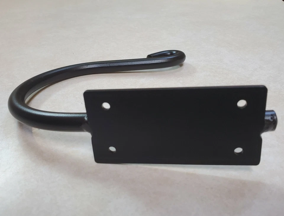 Soporte de manguera de jardín de hierro forjado soporte de pared sostiene manguera de 100' 1/2" Foto 3 de 4