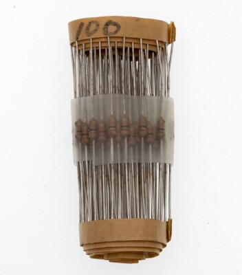 ~100 Pcs 1/4W (0.25 Watts) 20k Ohm ±5% Carbon Film Resistor