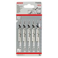 Bosch StichsäGeblatt T 101 D Clean For Wood 5Er-Pack 2608630032