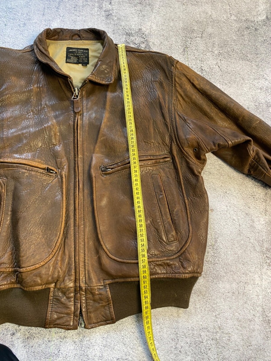 Vintage AVIREX U.S Air Force Type G-2 Flight Bomber Biker