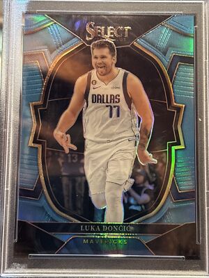 2022 Select Luka Doncic Light Blue Refractor #51 PSA 9 MINT /299