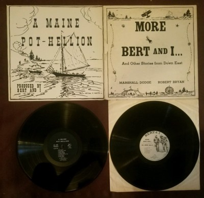 Lot of 2 Bert and I LP More, A Maine Pot-Hellion 1960, 1961 vg