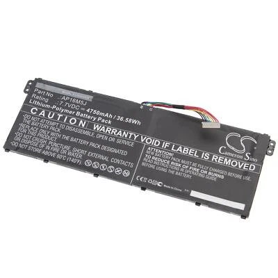 VHBW Batteria per Acer Aspire 3 A315-53-35VF A315-51-59VZ A315-53-325R 4750mAh 7,7V