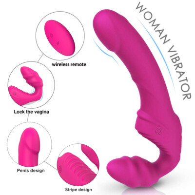 Strapless Strap On Dildo G-Spot Vibrator Clit Massager Sex Toys For Lesbian Men | eBay Strapless Strap On Dildo G-Spot Vibrator Clit Massager Sex Toys For Lesbian Men | eBay