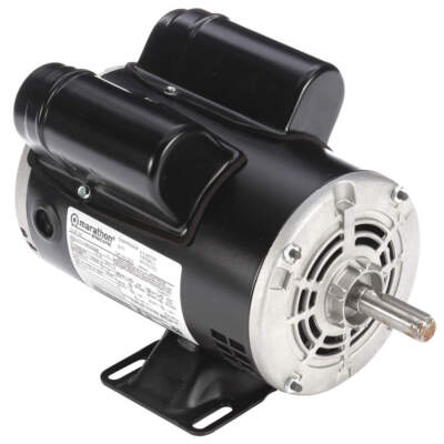 LEESON 056B34D2029 Motor,1 HP,56,115/208-230V,ODP,3450 rpm 39L529
