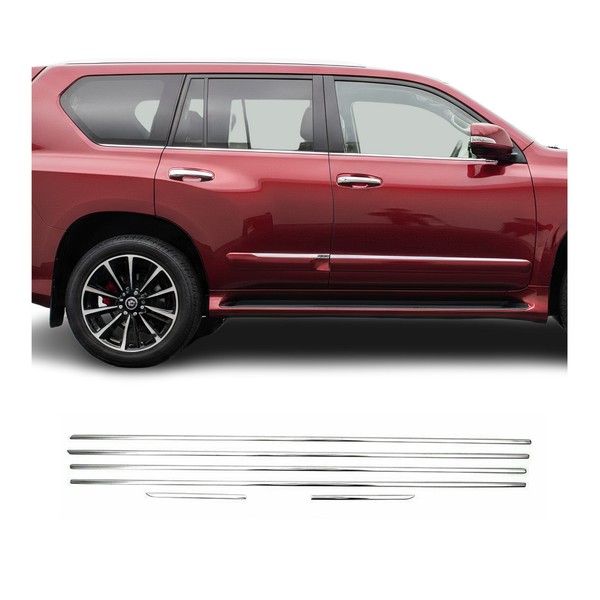 Fensterleisten Zierleisten FüR Toyota Land Cruiser Prado J150 2009-2023 Chrom-image