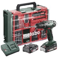 Metabo BS 18 Set 602207710 Akku-Bohrschrauber 18 V 2 Ah Li-Ion Inkl. 2. Akku,