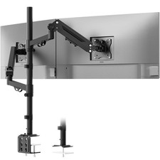Stacked Monitor Mount - Extra Tall Vertical Monitors Stand for 17-40 Inch Scr...