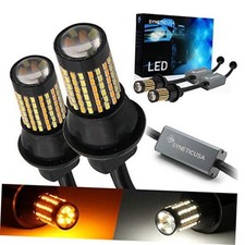 3157 Error Free Switchback 120-LED Turn Signal Light Bulbs  Canbus Type 2