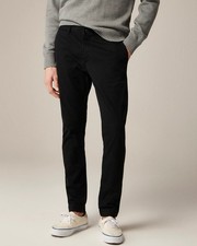 J. Crew 250 Skinny-Fit Pant in Stretch Chino Black 34x32
