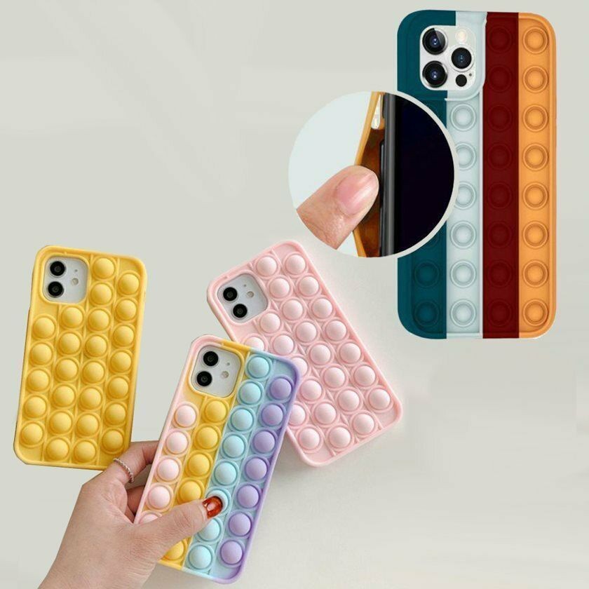 Fidget Case Pop It Phone Cases For Iphone Xr Pop It 3D Fidget