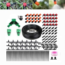 158Pcs 40M Automatic Garden Irrigation System with Timer Micro Drip Watering Kit