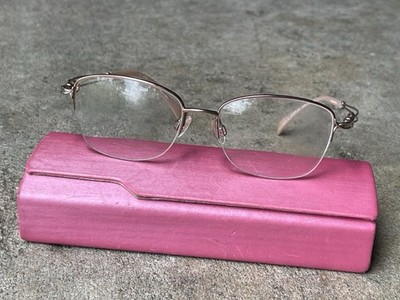 Charmant Line Art XL2169 Eyeglasses FRAMES ROSE Gold 52[]16-137 Pink Titanium