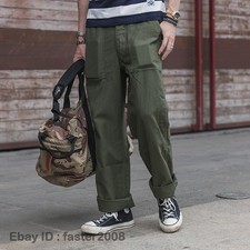 NON STOCK OG-107 Fatigue Utility Pants Men Teen Military Baker Trousers 10.5OZ