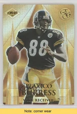 2000 Collector's Graded Golden Edge 1671/2000 Plaxico Burress Rookie RC READ 0n8
