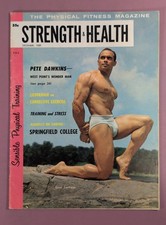 Strength & Health Magazine December 1959 - Elmo Santiago Cover, Pete Dawkins