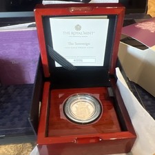 2025 Gold Proof Shield Back Full Sovereign