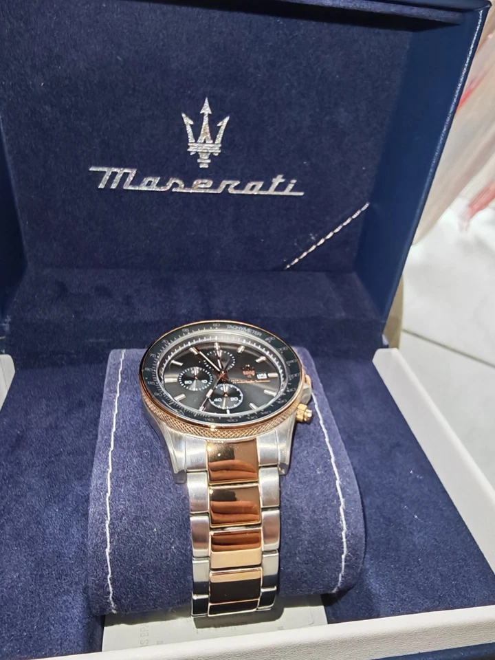 Maserati Sfida – Orologio Uomo Bicolore/Grigio Cronografo (R8873640014) - Immagine 3 di 4