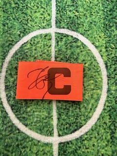 Edgar Davids Of Netherlands Ajax Juventus & Barnet Signed Captain ArmbandWCOA