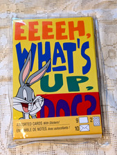 (M9) VINTAGE 1997 HALLMARK LOONY TUNES VERSCHIEDENE KARTEN MIT AUFKLEBERN VERSIEGELTE VERPACKUNG