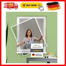 Fliegengitter Insektenschutz Fenster ohne bohren Alu Rahmen Fliegennetz Bausatz
