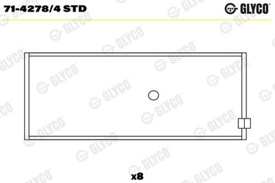 GLYCO 71-4278/4 STD Pleuellager für ANFINI,ASIA MOTORS,FODAY,FORD,FORD ASIA & OC
