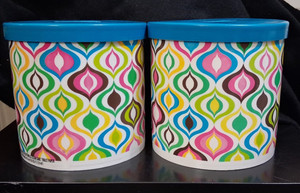 2 Kurt Adler Cottonelle Colorful Toilet Paper Holder Canisters 2011